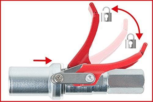KS Tools 980.1108 Quick Lock Pikalukko voiteluaineille, 1/8"