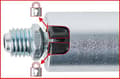 Pikkukuva 5 / 6: KS Tools 980.1108 Quick Lock Pikalukko voiteluaineille, 1/8"