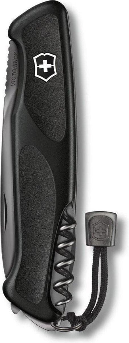 Victorinox Ranger Grip 55 Onyx Black - Sveitsin armeijan veitsi - 12 toimintoa - Lahjalaatikko