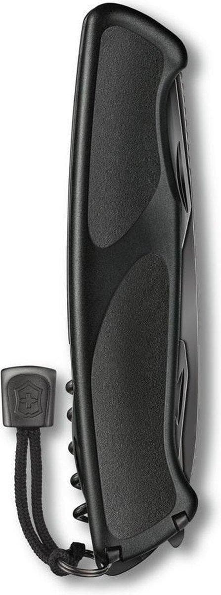 Victorinox Ranger Grip 55 Onyx Black - Sveitsin armeijan veitsi - 12 toimintoa - Lahjalaatikko