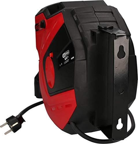 KS TOOLS Werkzeuge-Maschinen GmbH værkstedskabelrulle, 15m, 1,5mm² (150.4217)