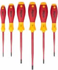 Miniatyrbild 4 av 4: Wiha 3251TRK6 6-delad SoftFinish Electric Slimfix VDE skruvmejselsats - Torx manipuleringssäker
