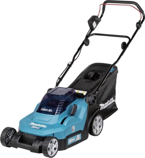 Makita DLM382Z 36V (2x 18V) Li-Ion batteri plæneklipperhus - 38cm