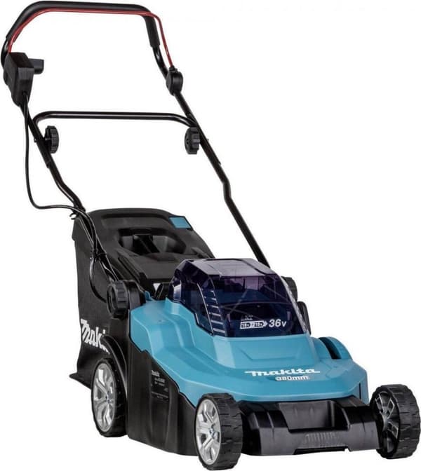 Makita DLM382Z 36V (2x 18V) Li-Ion batteri plæneklipperhus - 38cm