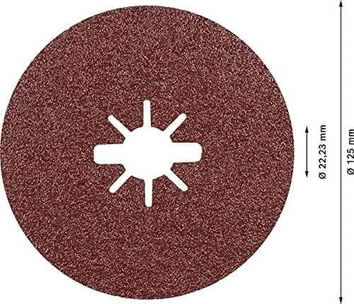 Bosch Expert R781 - hiomalaikka - ruostumattomalle teräkselle, teräs - 5 kappaletta - 125 mm - karkeus: 60