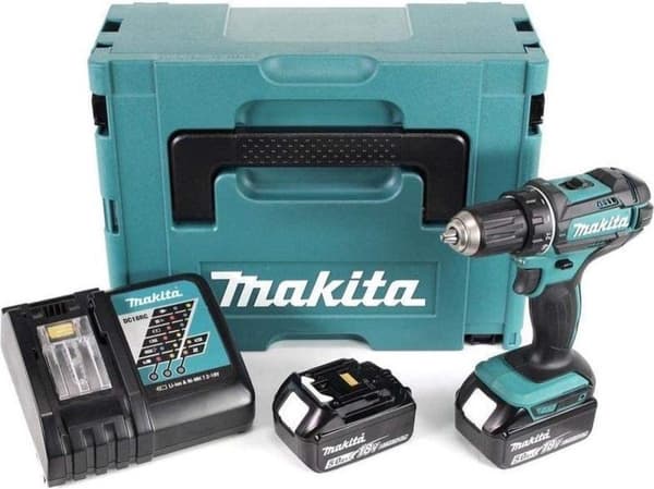 MAKITA DDF482RTJ Bore-/skruetrækkersæt - 18V - Li-Ion batteri - 2x 5,0Ah batteri - I Mbox