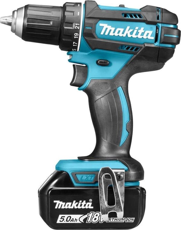 MAKITA DDF482RTJ Bore-/skruetrækkersæt - 18V - Li-Ion batteri - 2x 5,0Ah batteri - I Mbox
