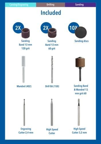 Dremel 2615C681JA - Multiværktøj tilbehørssæt - 20 stk