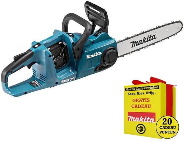 Makita DUC353Z 2x18V sladdlös motorsåg - utan batterier och laddare