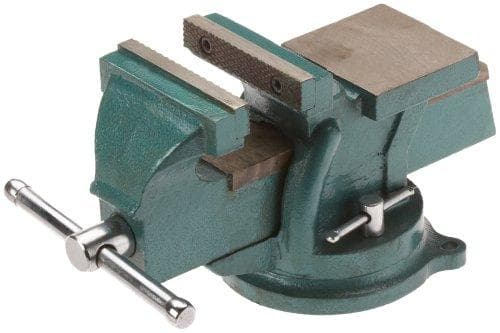 Mannesmann skruestik 100 mm, drejelig, støbejern, M73010
