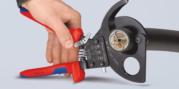 Knipex 9531280 Kaapelileikkuri räikkä periaate - 280mm