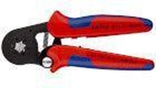 Knipex 975314 Itsesäätyvä puristustyökalu holkkeihin, joissa on sivutulo - 180 mm