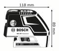 Pikkukuva 2 / 5: Bosch Professional Point/Line Laser GCL 25 (IP54)