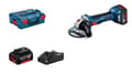 Miniatyrbillede 1 af 5: Bosch GWS 18V-7 Professional - vinkelsliber - ledningsfri - 125 mm - 2 batterier - 18 V (06019H9005)