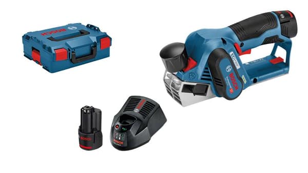 Bosch GHO 12V-20 Professional - sähköhöylä - johdoton - 2 akkua - 12 V