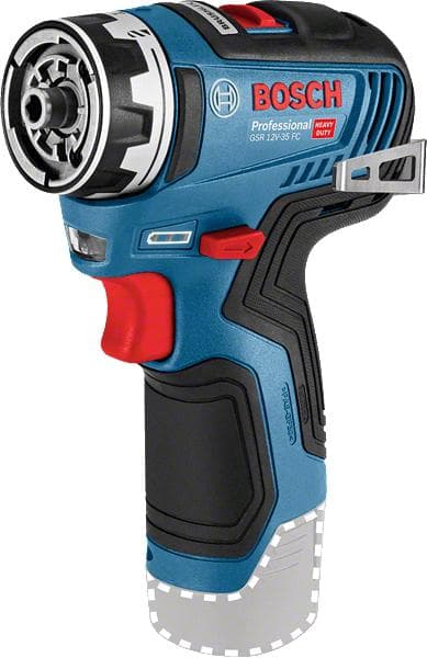 Bosch GSR 12V-35 FC Professional - bore-/skruetrækker - ledningsfri - 2 hastigheder 10 mm - 35 N m - 2 batterier - 12 V (06019H3000)