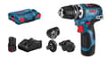 Miniatyrbillede 1 af 5: Bosch GSR 12V-35 FC Professional - bore-/skruetrækker - ledningsfri - 2 hastigheder 10 mm - 35 N m - 2 batterier - 12 V (06019H3000)