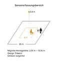 Pikkukuva 5 / 6: Steinel-läsnäolotunnistin passiivinen IR UP IR Quattro HD KNX (058470)
