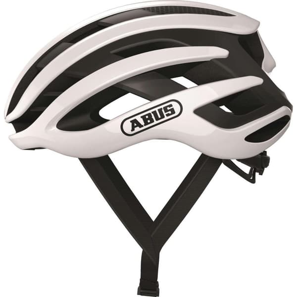 ABUS AirBreaker pyöräilykypärä - koko S (51-55 cm) - napavalkoinen