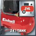 Miniatyrbild 3 av 8: Einhell TC-AC 190/24/8 Kompressor 1500 W – 8 Bar – 24 L