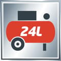 Miniatyrbild 4 av 8: Einhell TC-AC 190/24/8 Kompressor 1500 W – 8 Bar – 24 L