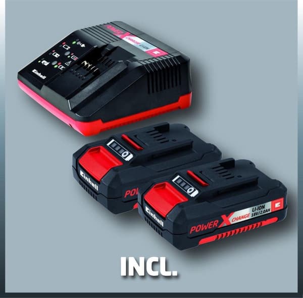 Einhell TE-CD 18 Li-i BL SÆT Akku slagbore-/skruetrækker Power-X-Change - Børsteløs - 18 V / 2000 mAh / Li-Ion - Maks. drejningsmoment: 60 Nm - Inklus