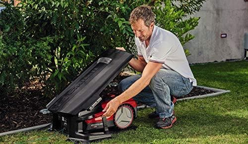 Einhell Original robotplæneklippergarage (velegnet til GC-RM 500 og den komplette Freelexo-serie, vejrbeskyttelse mod regn, sol og regn, nem installat