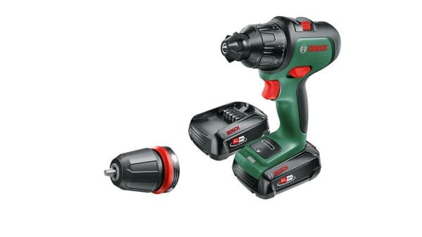 Bosch AdvancedImpact 18 Akku borehammer - Med kuffert - Med 2x 18 V batterier og oplader