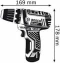 Miniatyrbillede 10 af 11: Bosch Professional GSR 12V-15 Akku boremaskine - 12V - Inkl. 2 batterier - Inkl. L-Boxx