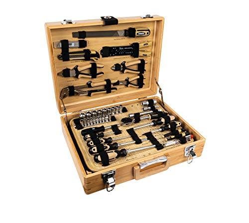 MAN 29002 - Verktygsset i bambufodral 108 delar (M29002)