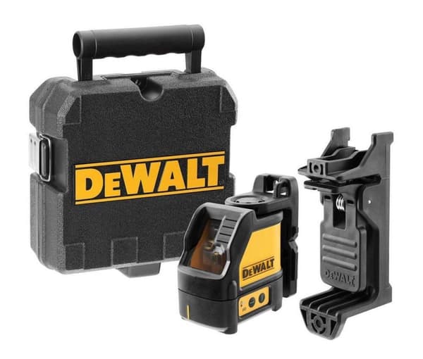 DeWALT DW088CG Selvnivellerende krydslinjelaser i etui - 2 linjer - 15m - Grøn