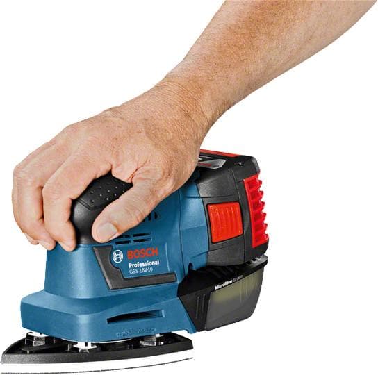Bosch Professional Akku orbitalsliber GSS 18V-10 (Uden batteri/oplader)