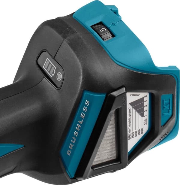 Makita DGA517ZJ akku vinkelsliber i Makpac