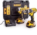 Miniatyrbillede 1 af 6: DeWalt DCK266P2T Combiset - Akku hammer/skrueboremaskine + Trådløs slagtrækker - 18V 5.0Ah XR Li-ion