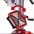 Miniatyrbild 6 av 8: Einhell Kolonnborrmaskin TE-BD 750 E (750 W - 450 - 2500 /min - steglös hastighetsreglering - snabbchuck för borrning 1-16 mm - MK2 hållare - höjdjust