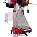 Miniatyrbild 8 av 8: Einhell Kolonnborrmaskin TE-BD 750 E (750 W - 450 - 2500 /min - steglös hastighetsreglering - snabbchuck för borrning 1-16 mm - MK2 hållare - höjdjust