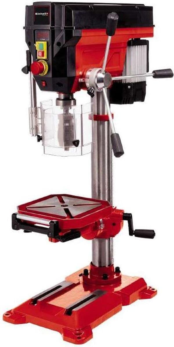 Einhell Kolonnborrmaskin TE-BD 750 E (750 W - 450 - 2500 /min - steglös hastighetsreglering - snabbchuck för borrning 1-16 mm - MK2 hållare - höjdjust