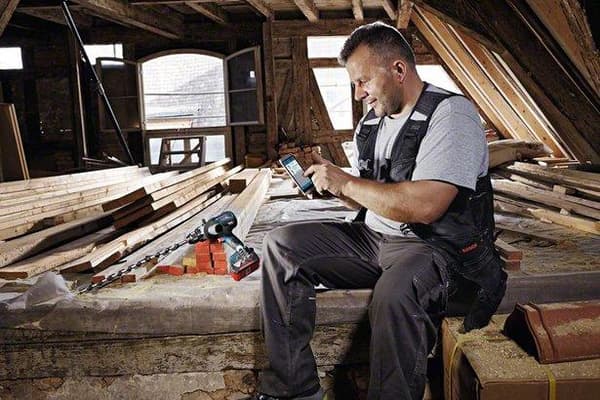 Bosch GSR 18V-110 C SOLO 18V Li-Ion batteri bore-/skruetrækker sæt (2x 4,0Ah batteri) i L-Boxx - kul børsteløs
