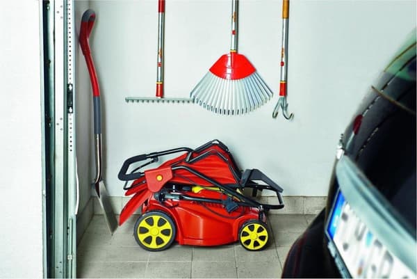 WOLF-Garten A 340 E elektrisk gräsklippare - 1400 W - 34 cm klippbredd - 30 liters uppsamlare - central höjdjustering
