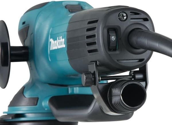 Makita BO6050J Random orbital sander i Mbox 150mm 230V