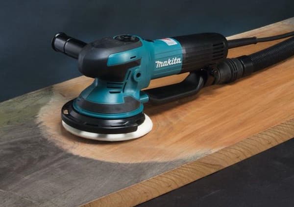 Makita BO6050J Random orbital sander i Mbox 150mm 230V