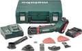 Miniatyrbillede 1 af 4: Metabo MT 18 LTX Compact 613021510 Multifunktionsværktøj Inkl. 2 batterier, inkl. tilbehør, inkl. kuffert 15-delt 18 V 2 Ah