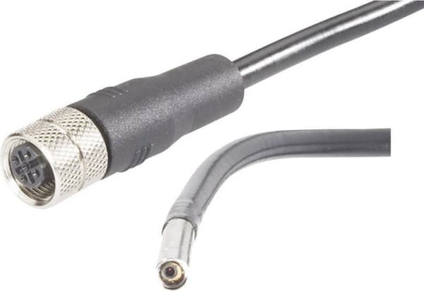 VOLTCRAFT Endoskop Probe Probe-Ø 5,5 mm 2 m Vandtæt, Pivot-funktion, LED-belysning