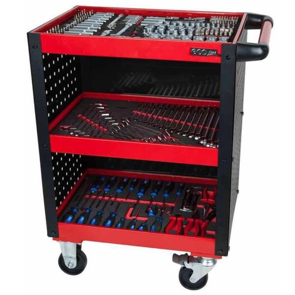 KS Tools ECOline Værkstedsværktøjsvogn 68,2x42,6x85 cm 890.0006