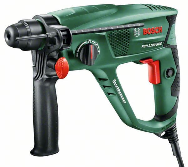 Bosch PBH 2100 SRE - borrhammare - 550 W - 3-läge - SDS-Plus - 1,7 joule