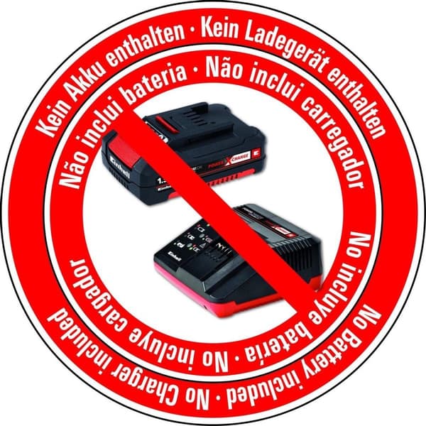 Einhell TE-CS 18/190 Li BL Solo 18V Li-Ion batteri Håndholdt rundsavskrop - 190 x 20 mm