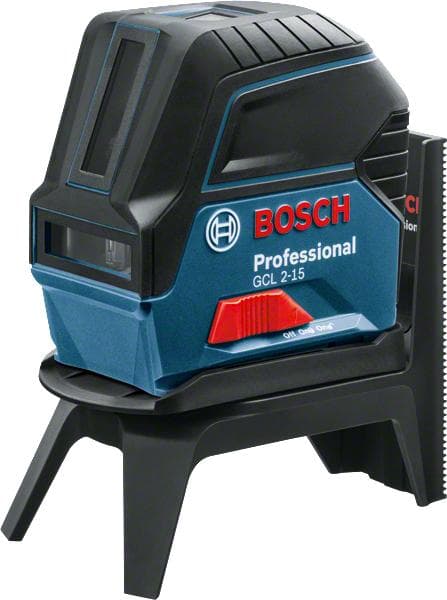Bosch Professional GCL 2-15 Cross Line Laser - 15m Sort, Blå