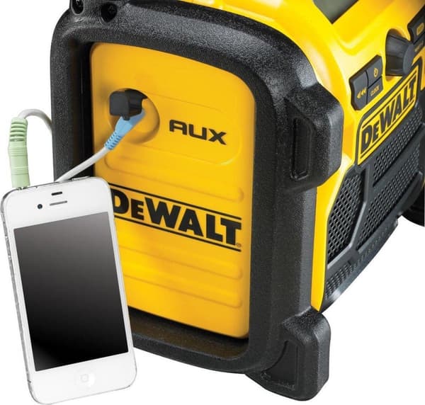 DeWalt DCR019 10,8-18V Li-Ion batteri konstruktionsradio - fungerer på netstrøm og batteri