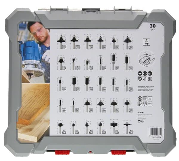 Bosch - jyrsintäpää - 30 kpl