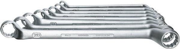 Gedore 6031120 Dobbelt ringnøglesæt 10 dele 6 - 32 mm DIN 838